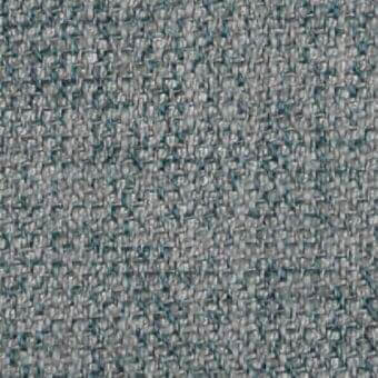 Gray woven fabric texture with heathered blue yarns, displaying a dense, nubby weave and matte finish suitable for upholstery.
